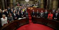Parlamento da Catalunha vota sobre lei de referendo em Barcelona
 6/9/2017    REUTERS/Albert Gea    Foto: Reuters