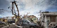 Consequ&ecirc;ncias do furac&atilde;o Irma na ilha de S&atilde;o Martinho, no Caribe 07/09/2017 Minist&eacute;rio de Defesa da Holanda- Gerben van Es/Divulga&ccedil;&atilde;o via REUTERS  Foto: Reuters