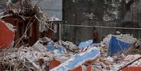 Casa danificada por terremoto na cidade mexicana de Ixtaltepec
  Foto: Reuters