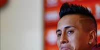 Cueva em entrevista coletiva no São Paulo  Foto: Marcello Zambrana/AGIF / LANCE!