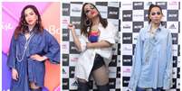 Anitta veste camisa oversized e bota jeans (Fotos: AgNews)  Foto: Elas no Tapete Vermelho