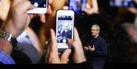 Evento ocorre em Teatro Steve Jobs,iPhone deve custar US$1 mil  Foto: Ansa
