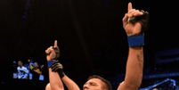 Rafael dos Anjos venceu Tarec Saffiedine na decisão dos juízes  Foto: Reprodução/UFC / LANCE!