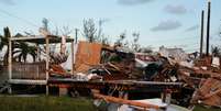 Construção destruída por furacão Irma em Big Pine Key, na Flórida
 14/9/2017    REUTERS/Carlo Allegri  Foto: Reuters