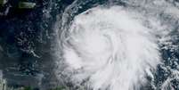 Imagem do furacão Maria visto do espaço  Foto: BBC News Brasil