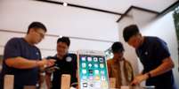 iPhone 8 em loja da Apple em Cingapura
22/08/2017 REUTERS/Edgar Su  Foto: Reuters