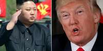 Kim Jong-un e Donald Trump (composição)  Foto: BBC News Brasil