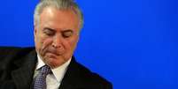 Presidente Michel Temer durante cerimônia, em São Paulo 08/08/2017 REUTERS/Leonardo Benassatto  Foto: Reuters