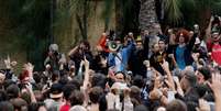 Referendo na Catalunha foi marcado por confrontos e centenas de feridos  Foto: Agência Brasil