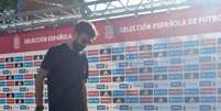 Piqué se apresentou no CT da seleção, em Madri (Foto: Divulgação)  Foto: Lance!