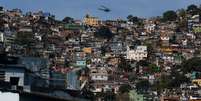 Favela da Rocinha durante operação de segurança contra confrontos entre traficantes  Foto: Fernando Frazão/Agência Brasil