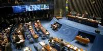 Sessão plenária do Senado para analisar decisão do STF que afasta o senador Aécio Neves   Foto: Agência Brasil