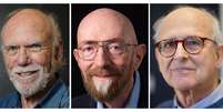 Os cientistas Rainer Weiss, Barry Barish e Kip Thorne receberam o pr&ecirc;mio Nobel de F&iacute;sica de 2017  Foto: Reuters