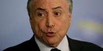 Presidente Michel Temer, durante pronunciamento no Palácio do Planalto, em Brasília 28/09/2017 REUTERS/Ueslei Marcelino  Foto: Reuters