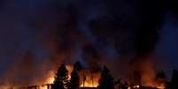 Incêndio florestal na vinícola Hilton Sonoma em Santa Rosa, na Califórnia 09/10/2017 REUTERS/Stephen Lam  Foto: Reuters