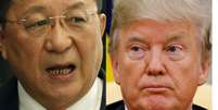 Ri Yong Ho e Donald Trump  Foto: Montagem / Reuters