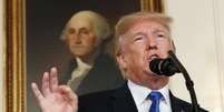 Trump faz discurso na Casa Branca
 13/10/2017    REUTERS/Kevin Lamarque  Foto: Reuters
