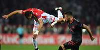 Giroud fez o único gol da partida (Foto: Andrej Isakovic / AFP)  Foto: Lance!