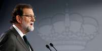 Primeiro-ministro da Espanha, Mariano Rajoy, durante coletiva de imprensa em c&uacute;pula da Uni&atilde;o Europeia em Bruxelas, na B&eacute;lgica 20/10/2017 REUTERS/Francois Lenoir  Foto: Reuters