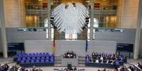O plenário do Bundestag  Foto: Fabrizio Bensch / Reuters