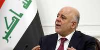 Primeiro-ministro do Iraque, Haider al-Abadi, em Bagdá 23/10/2017 REUTERS/Alex Brandon  Foto: Reuters