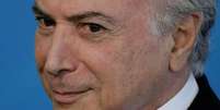 Temer durante cerim&ocirc;nia em Bras&iacute;lia
 17/10/2017 REUTERS/Ueslei Marcelino   Foto: Reuters