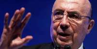 Ministro da Fazenda, Henrique Meirelles, discursa em encontro com empres&aacute;rios em S&atilde;o Paulo 
14/9/2017 REUTERS/Leonardo Benassatto  Foto: Reuters