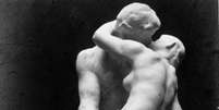 Estátua 'O Beijo', de Auguste Rodin  Foto: Hulton Archive / Getty Images