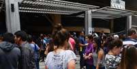 Estudantes aguardam abertura de portões para fazer as provas do Enem - Rovena Rosa/Arquivo Agência Brasil  Foto: Agência Brasil