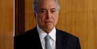 Presidente Michel Temer chega para cerimônia no Palácio do Planalto
 26/10/2017    REUTERS/Adriano Machado  Foto: Reuters