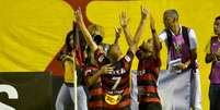 Vitória marcou três gols no primeiro tempo e bateu o Palmeiras no Barradão - FOTO: Romildo de Jesus  Foto: Lance!