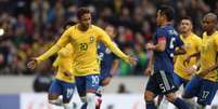 Neymar - Brasil x Japão  Foto: Divulgação / CBF / LANCE!