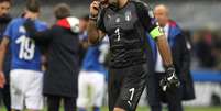 Gianluigi Buffon ficou abalado por não ter conseguido levar a Itália para a Copa da Rússia  Foto: Getty Images
