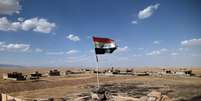 Bandeira iraquiana é vista na cidade de Kojo, no Iraque 01/06/2017 REUTERS/Alkis Konstantinidis  Foto: Reuters