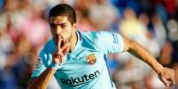 Suárez marcou dois para o Barcelona (Foto: AFP/OSCAR DEL POZO)  Foto: Lance!