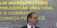 O ministro da Saúde, Ricardo Barros, apresenta campanha de combate ao mosquito Aedes aegypti no verão   Foto: Agência Brasil