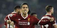 Firmino marcou dois gols pelos Reds (Foto: Cristina Quicler / AFP)  Foto: Lance!