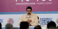 Maduro durante anúncio de criação da "petro", a nova moeda virtual da Venezuela  Foto: DW / Deutsche Welle