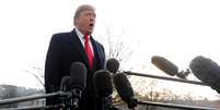 Trump fala na Casa Branca
 4/12/2017   REUTERS/Jonathan Ernst      Foto: Reuters