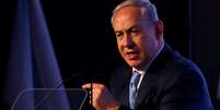 Primeiro-ministro israelense, Benjamin Netanyahu, fala em conferência em Jerusalém 
6/12/2017 REUTERS/Ronen Zvulun  Foto: Reuters