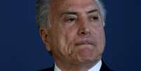 Presidente Michel Temer durante cerimônia em Brasília
20/11/2017 REUTERS/Ueslei Marcelino  Foto: Reuters