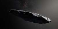 Asteroide tem formato alongado, como um charuto (Foto: ESO)  Foto: BBC News Brasil