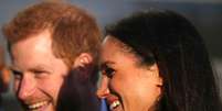 Príncipe Harry e Meghan Markle durante visita a escola em Nottingham em 1° de dezembro de 2017.  Foto: Hannah McKay / Reuters