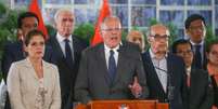 Presidente peruano Pedro Pablo Kuczynski faz discurso em Lima
 14/12/2017  Divulgação  Foto: Reuters