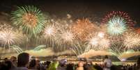 Imagem de comemoração da virada do ano em Copacabana  Foto: iStock