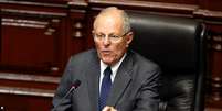 Presidente peruano, Pedro Pablo Kuczynski, durante pronunciamento no Congresso, em Lima 21/12/2017 REUTERS/Mariana Bazo  Foto: Reuters
