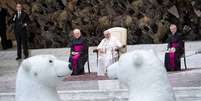 Papa francisco durante audiência geral no Vaticano  Foto: ANSA / Ansa - Brasil