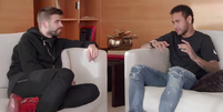 Piqué entrevistou Neymar para o site esportivo 'Players Tribune'.  Foto: Reprodução/Youtube/Players Tribune