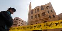 Local de ataque em igreja é isolado no Cairo, Egito 29/12/2017 REUTERS/Amr Abdallah Dalsh  Foto: Reuters