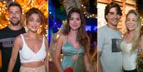 Juliana Paes com Carlos Eduardo Baptista, Thaila Ayala, e Danielle Winits com André Gonçalves: elenco estelar em festa pré-Réveillon  Foto: Cesar Novais/Divulgação  / Sala de TV